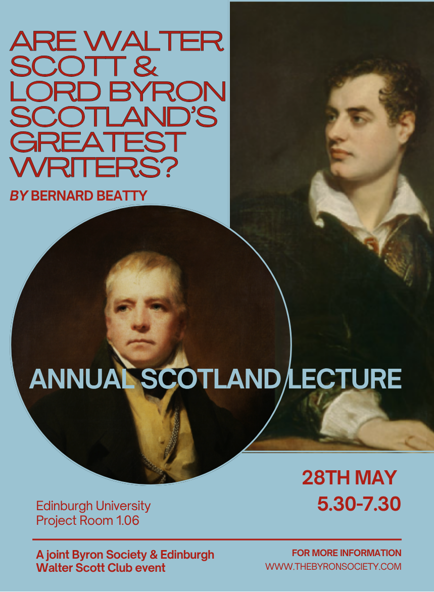 Are Walter Scott & Lord Byron Scotland’s Greatest Writers?