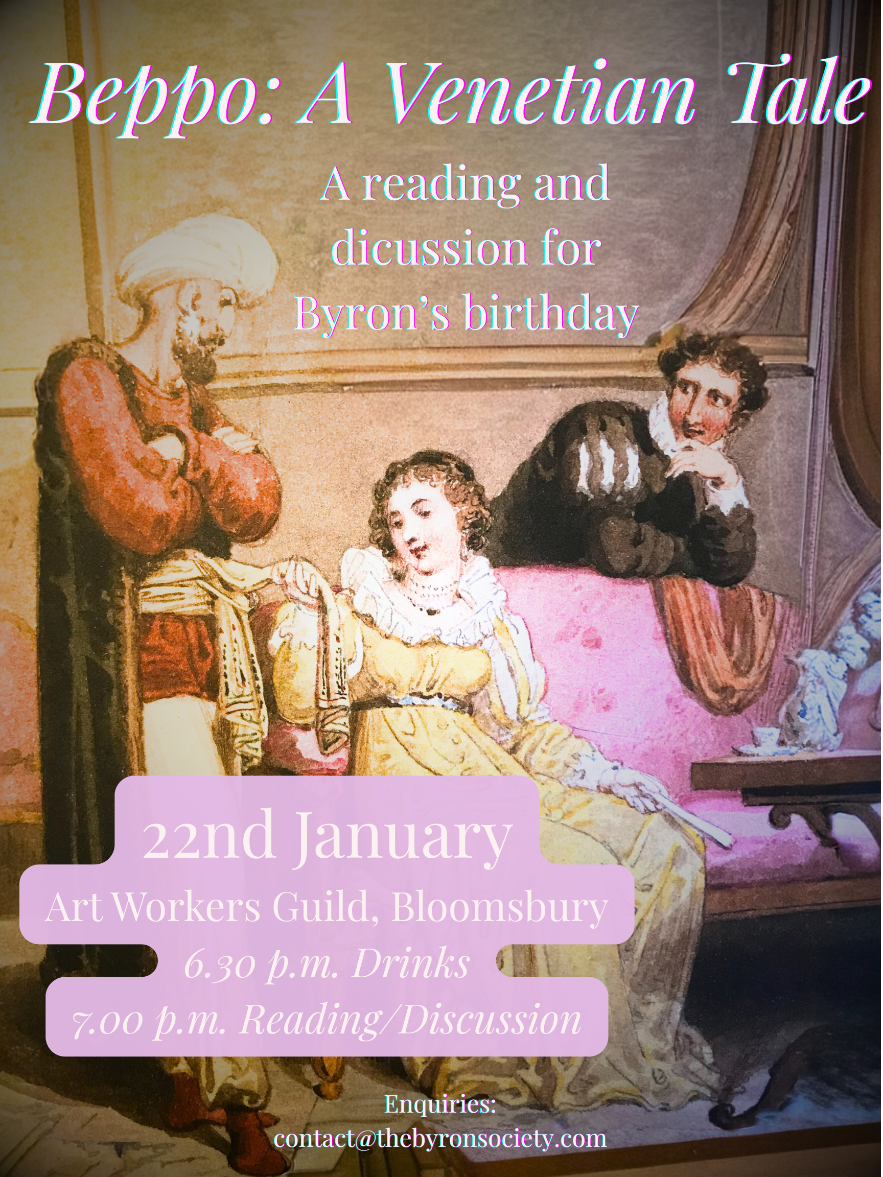 Beppo: A Reading and Discussion